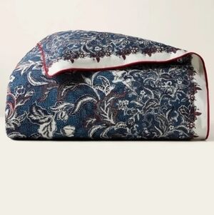 Ralph Lauren Home Mirabelle Full Queen Comforter Indigo Blue